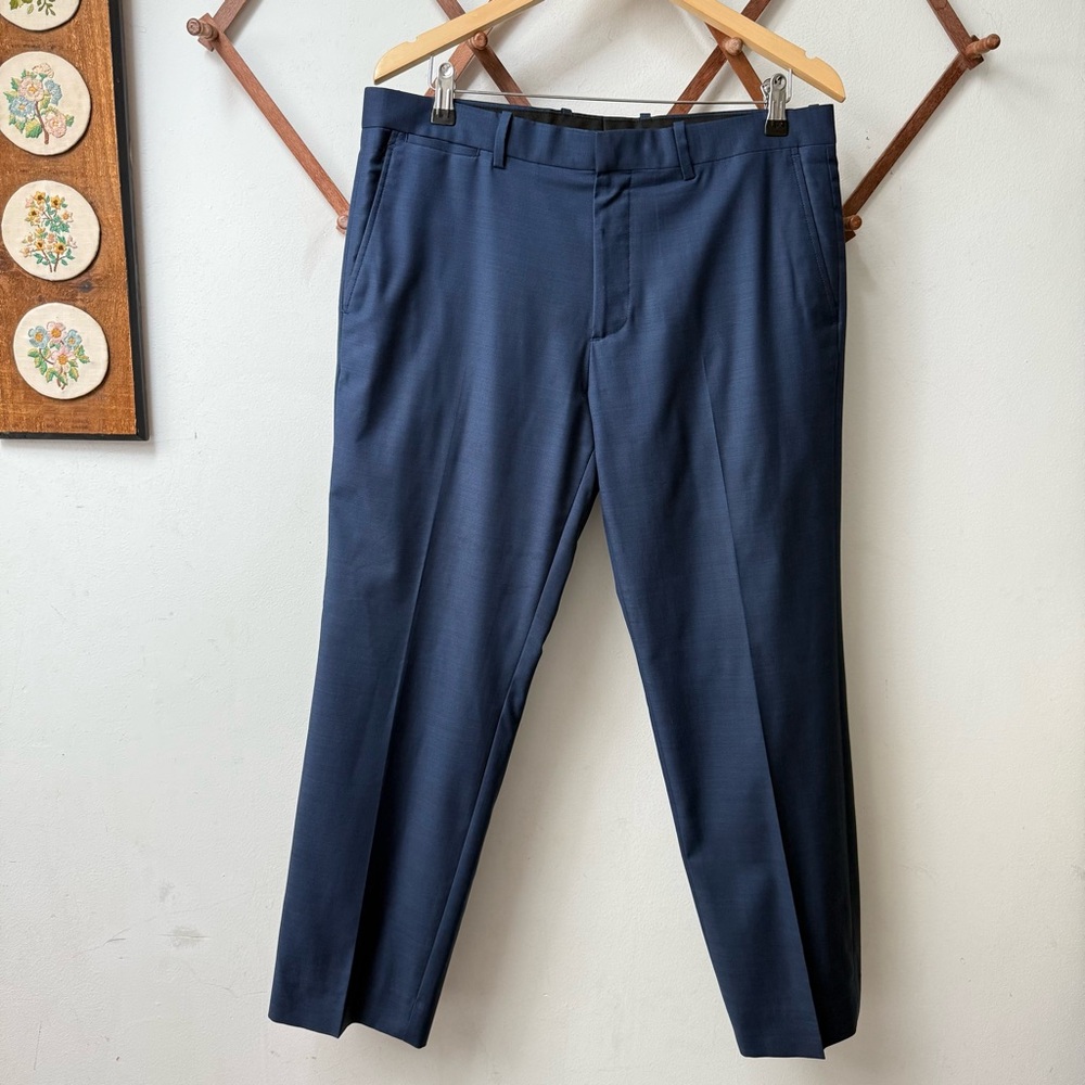 Theory Slim Fit Marlo Wool Trousers